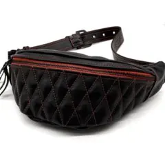 Silvet Leather garments ボディバッグ レザー ブラック