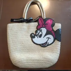 ミニーマウス　カゴバッグ ディズニーストア