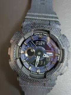 【レア】【美品】G-SHOCK　BA-110DC　デニム柄