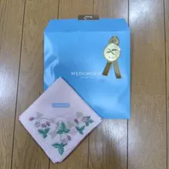WEDGWOOD ウェッジウッド ハンカチ ピンク ワイルドストロベリーのサムネイル