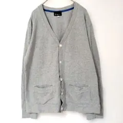 THE SHOP TK MIXPICE グレー Vネック カーディガン 羽織りのサムネイル