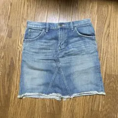 Lee デニムミニスカート ライトブルー