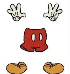 最安値　miyoshi rug × disney ミッキーラグ