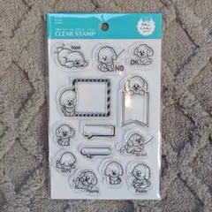 クリアスタンプ　わんこ