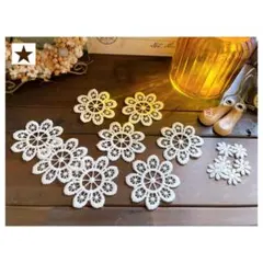 ケミカルレース　モチーフセット（白）