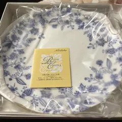 【未使用】ノリタケ　ブルーソレンティーノ 28cm耳付きケーキ皿