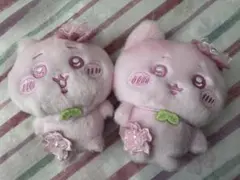ちいかわ　ぬいぱれっと〜さくらいろ〜マスコット① ちいかわ&ハチワレ
