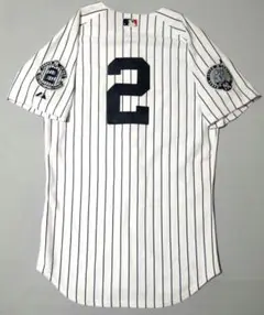 ヤンキース ジーター オーセンティックユニフォーム 引退パッチ付 MLB