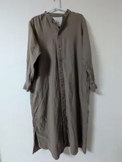 無印良品 シャツワンピース 綿100%