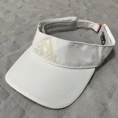 ●アディダスゴルフ●サンバイザー ホワイト ワンサイズ ゴルフ 白 ユニセックス