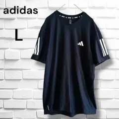 makuhiro51様　　アディダス◆3本ライン半袖Tシャツ (L)