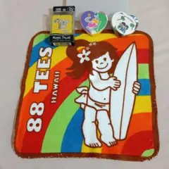 88TEES HAWAII 他タオルハンカチ 圧縮タオル 4枚セットのサムネイル