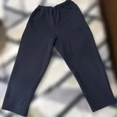 ★裏起毛 ネイビー ロングパンツ 130cm