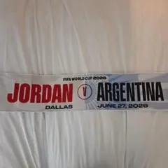 アルゼンチンVSヨルダン ワールドカップマッチデーマフラータオル1本