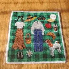 FEILER 別注 PIQUE-NIQUE IENAハンカチ ホワイト