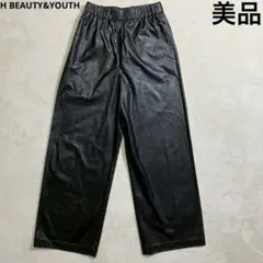HBEAUTY&YOUTH WORSTED 2PLEATS WIDE PANTS - メルカリ