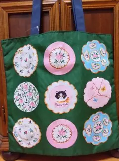 ポールアンドジョーPaul & Joe ネコ皿トートエコバッグ　アクセソワ