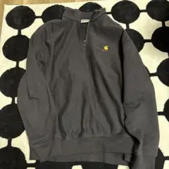 Carhartt ダークグレー ジップアップスウェット