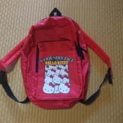 ハローキティ　リュック　赤