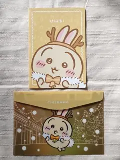 ちいかわ　セブンイレブン　コラボ　フラットケース　Ａ５ノート うさぎ