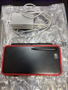 New 2DS LL 黒/赤 ACアダプター付き