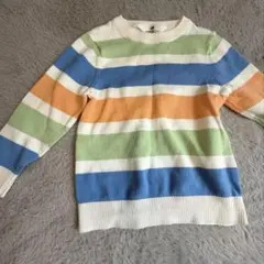 H&M カラフルストライプセーター