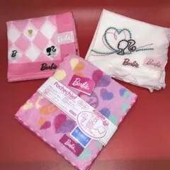 《新品未使用》バービー❤️ハンカチ＆ポケットハンカチセットのサムネイル