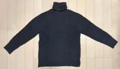 メンズタートルネックニット