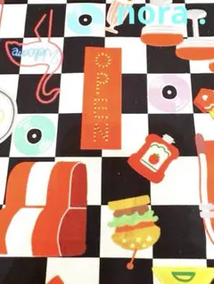 nora (ノラ)デジタルプリント50×112 POPでレトロで可愛いです♡