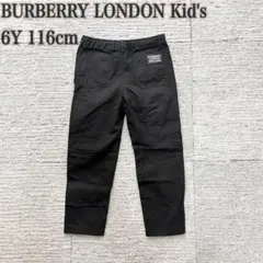 BURBERRY バーバリー キッズ チノパン 6Y 116cmブラックのサムネイル