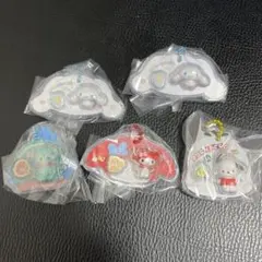 サンリオ　パッケージチャーム　シナモ　ポチャッコ　ハンギョドン　マイメロ　シーク