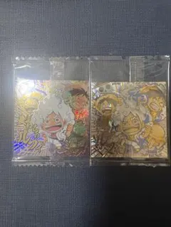 원피스 ウエハースシール 2種セット ルフィ
