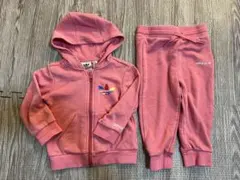 adidas ピンク トレーナー・パーカーセット