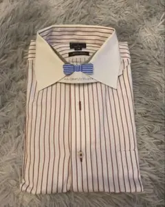 ALEXANDER JULIAN ストライプ ドレスシャツ Lのサムネイル