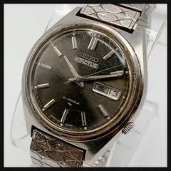 【稼働】SEIKO セイコー★5アクタス メンズ 自動巻 腕時計 デイデイト 黒のサムネイル