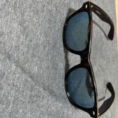 Ray-Ban 黒と青のツートンサングラス