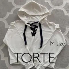 美品！TORTE Mサイズ クロップド丈 パーカー