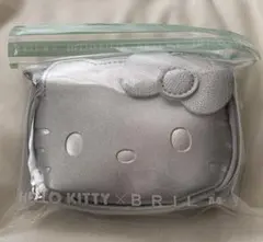 HELLO KITTY✖️BRILMYミニコスメポーチ シルバー