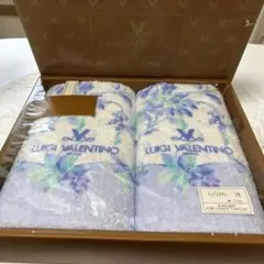 LUIGI VALENTINO フェイスタオル 2枚セット