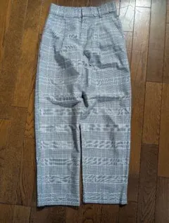 WEGO グレー チェック柄 パンツ
