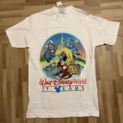 デッドストック 【タグあり】90s WDW 25周年 Tシャツ 白 S デッドストック 【タグあり】90s WDW 25周年 Tシャツ 白 S - メルカリ