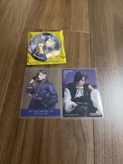 刀ミュ 静かなる夜半の寝ざめ にっかり青江 新木宏典 ランダムカード 缶バッジ