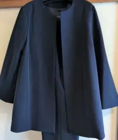 ノーカラージャケット ネイビー11号