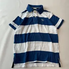 Polo by Ralph Lauren 青白ストライプ ポロシャツ XS165 - メルカリ
