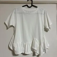 Re:EDIT リエディ　フリルヘムTシャツ　Mサイズのサムネイル