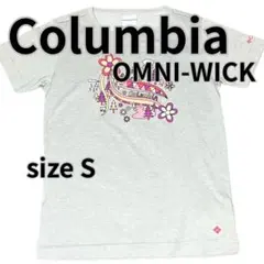 【吸汗速乾】コロンビア Tシャツ S グレー OMNI-WICK フェス 登山のサムネイル