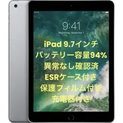 【スコスコ侍様専用】Apple iPad第６世代9.7インチ 本体+付属品