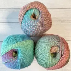 hobbii毛糸「Dream Color」ユニコーン (109) 3玉セット