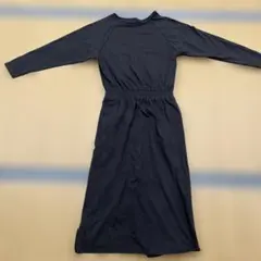 エルフランクブラック長袖カットソーワンピース