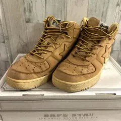 BAPESTA ベージュ ハイカットスニーカー　28センチ